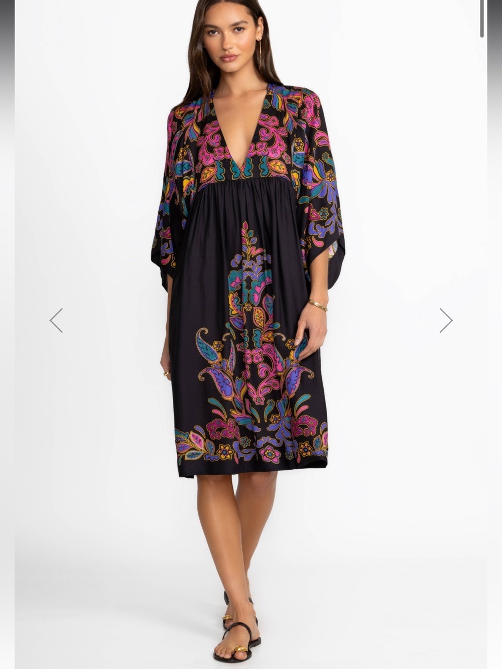 Johnny Was Fatima Easy Coverup Dress XS